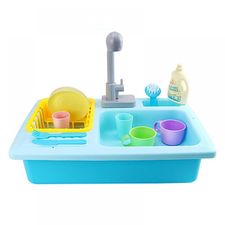 toy kitchen with dishwasher